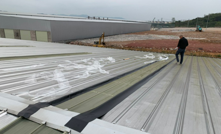 南海厂房屋面防水维修案例